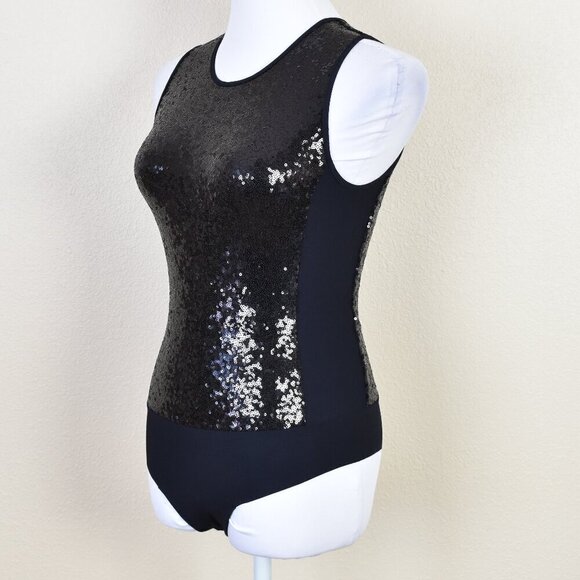 Commando Sequin Bodysuit Black NEW S - Picture 2 of 9